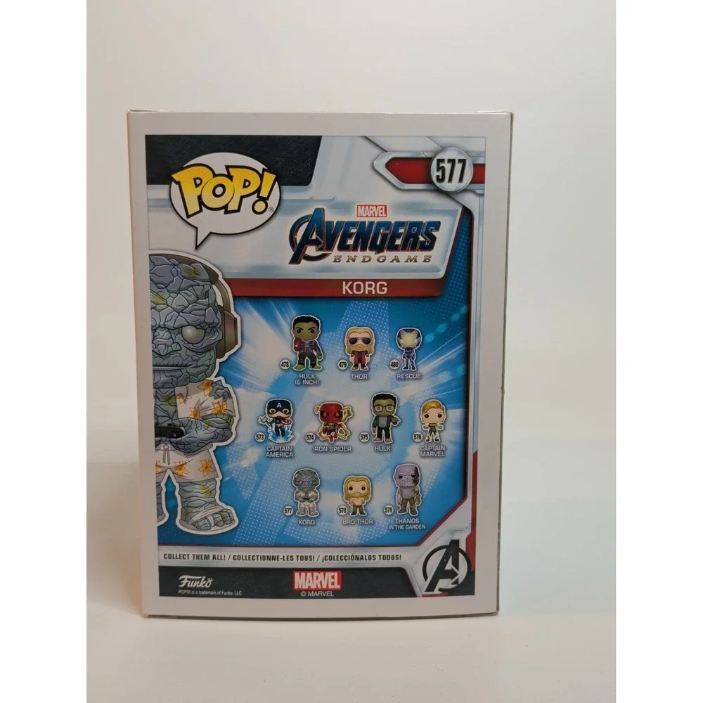 Funko Pop Marvel Avengers Endgame Korg #577 Gamer w/ Headset w/ Box Vinyl Figure